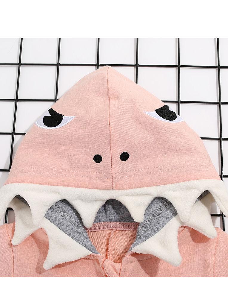 Stylish Shark Hooded Jacket with Pockets - dianjiang-