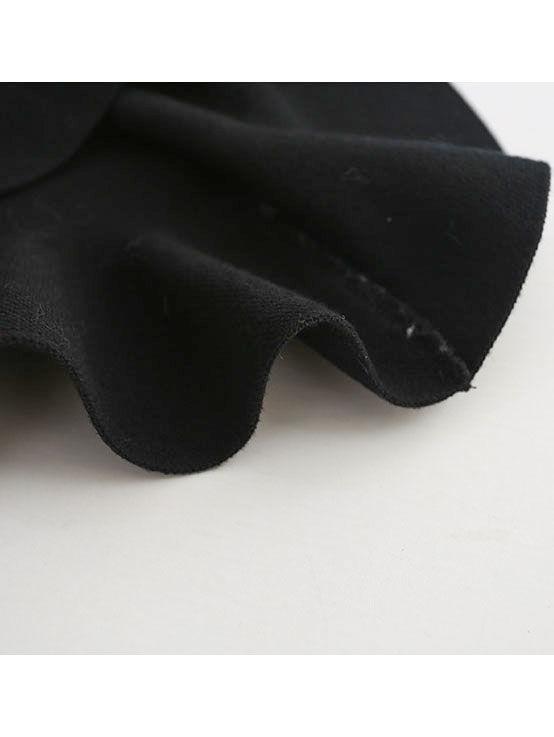 Stylish Toddler Girl Solid Color Knitted Skirt - dianjiang-