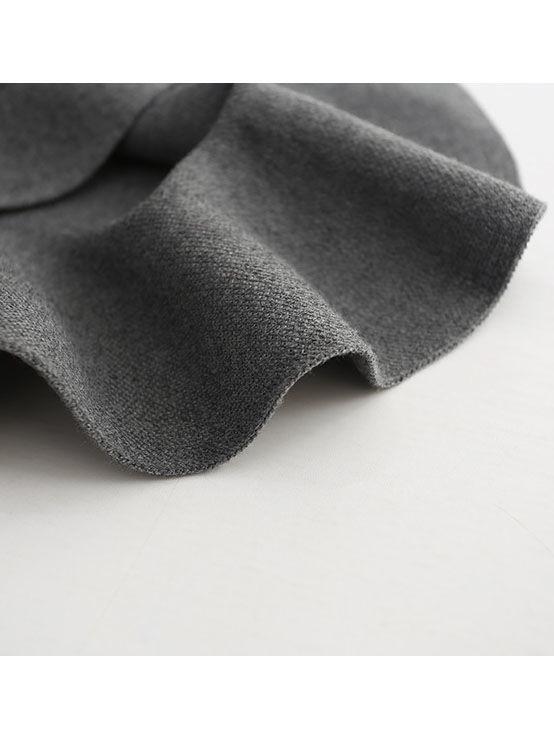 Stylish Toddler Girl Solid Color Knitted Skirt - dianjiang-