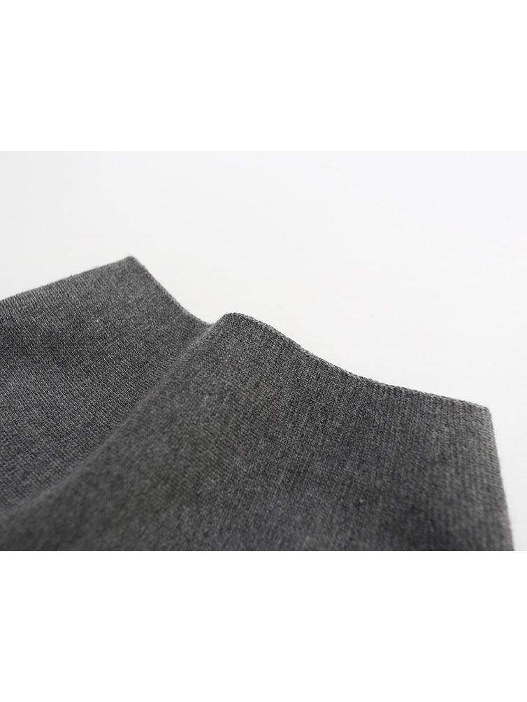 Stylish Toddler Girl Solid Color Knitted Skirt - dianjiang-