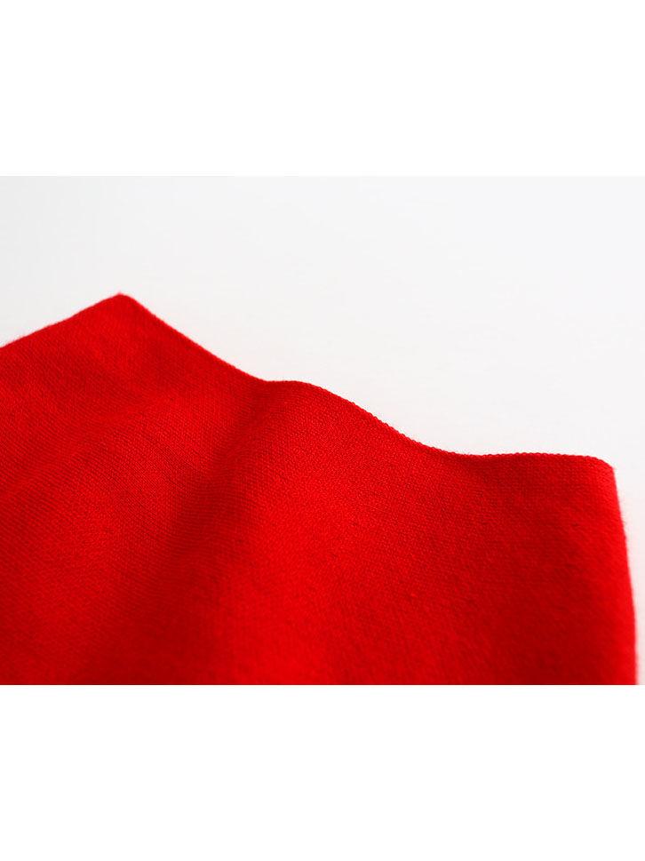 Stylish Toddler Girl Solid Color Knitted Skirt - dianjiang-