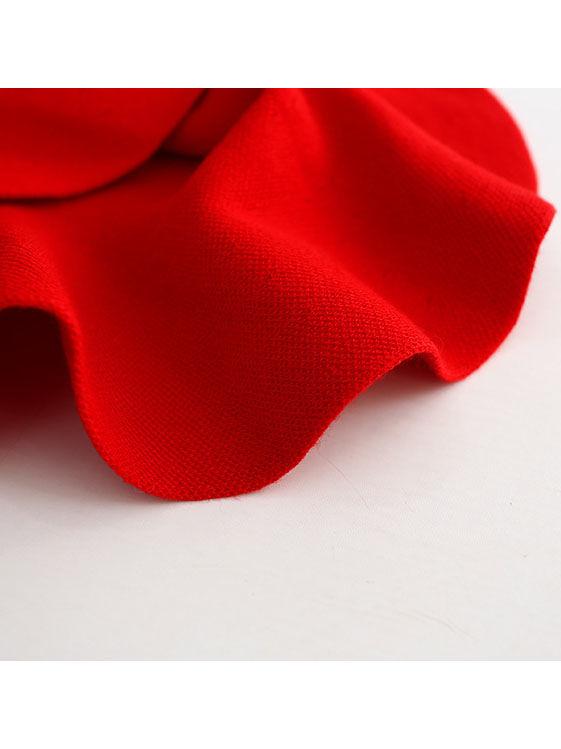 Stylish Toddler Girl Solid Color Knitted Skirt - dianjiang-