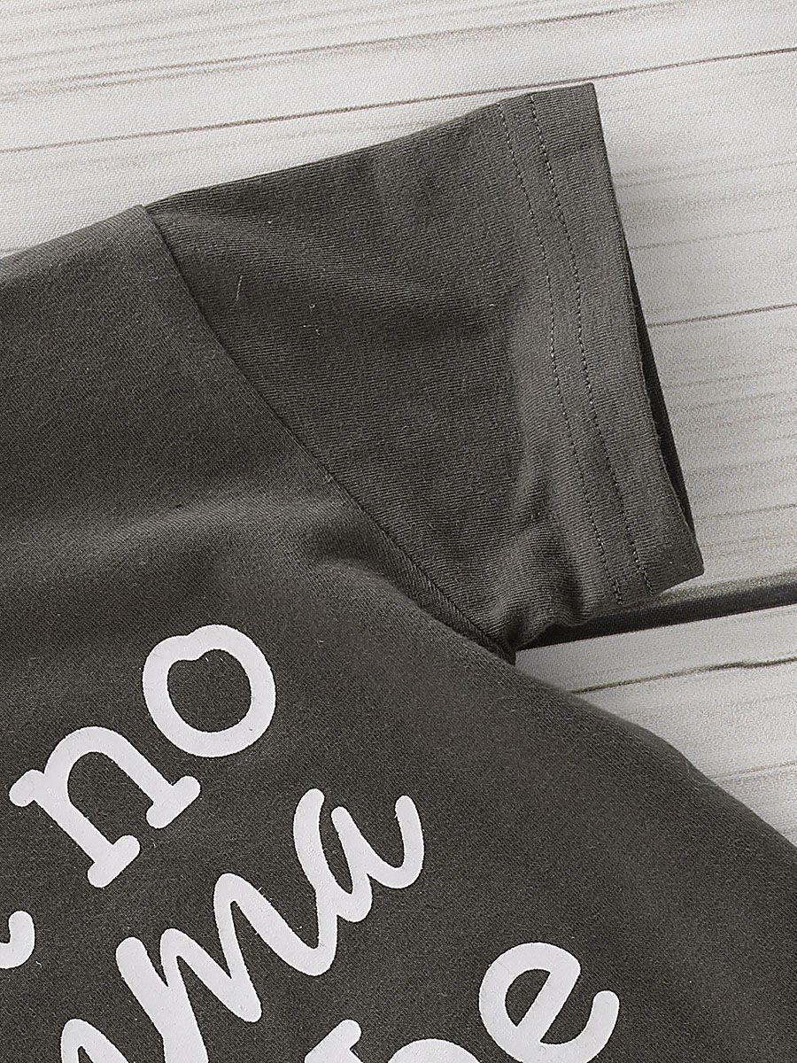 Summer AIN'T NO MOMMA LIKE THE ONE I GOT Letters Print T-shirt - dianjiang-