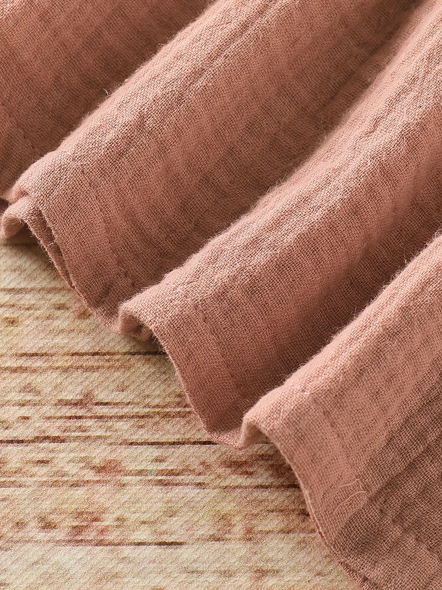 Summer Fashion Baby Girl Solid Color Lace Pinafore Dress - dianjiang-