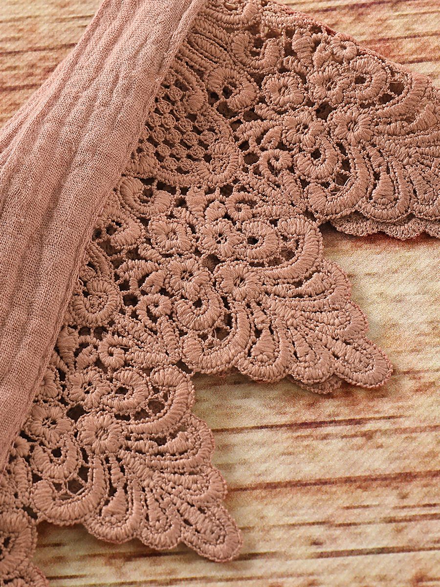 Summer Fashion Baby Girl Solid Color Lace Pinafore Dress - dianjiang-