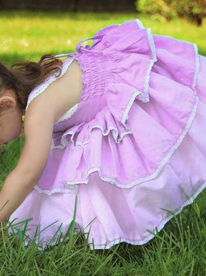 Summer Color-blocking Suspender Tiered Dress - dianjiang-