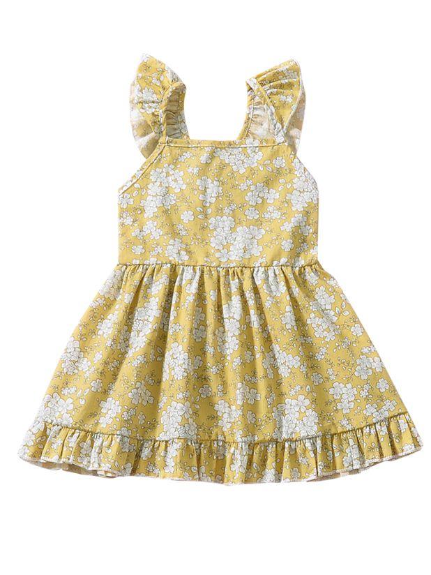 Fashion Toddler Infant Girl Summer Ruffle Sleeve Casual Dress - dianjiang-