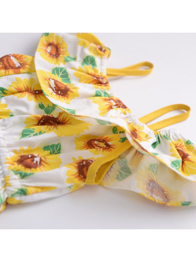 Sunflower Baby Summer Suspender Jumpsuit - dianjiang-