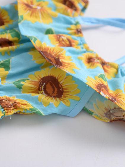 Sunflower Baby Summer Suspender Jumpsuit - dianjiang-