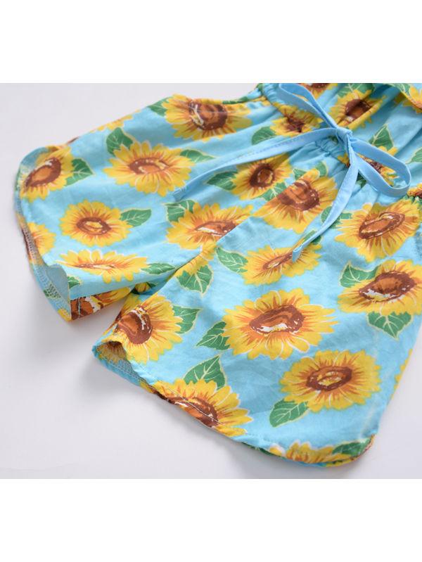 Sunflower Baby Summer Suspender Jumpsuit - dianjiang-
