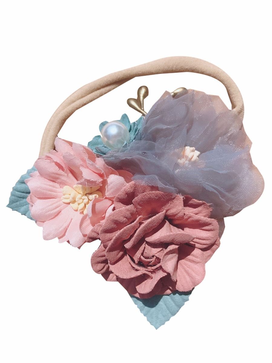 Sweetly Flower Trim Hair Hoop 2pcs/pack - dianjiang-
