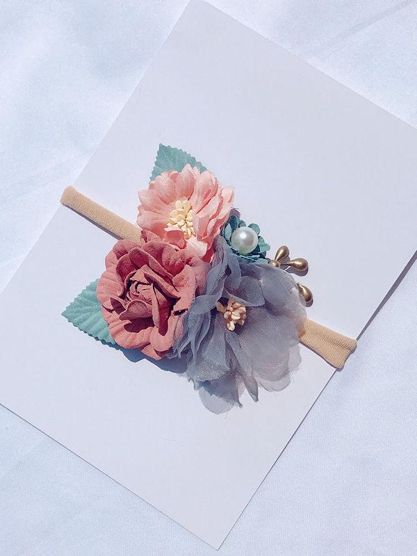 Sweetly Flower Trim Hair Hoop 2pcs/pack - dianjiang-