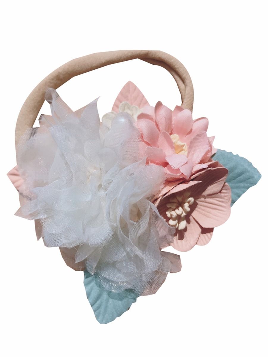 Sweetly Flower Trim Hair Hoop 2pcs/pack - dianjiang-