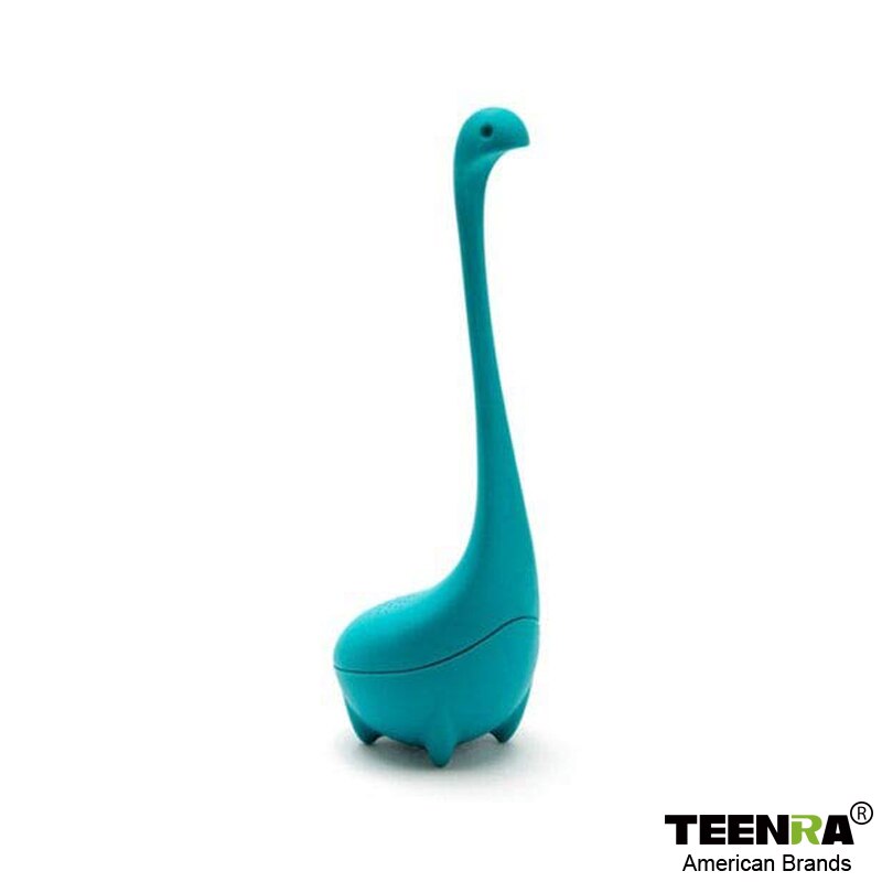 TEENRA Loch Ness Monster Tea Infuser Strainer Silicone Tea Filter Reusable Tea Maker Leaf Diffuser Accessories Teaware - dianjiang-