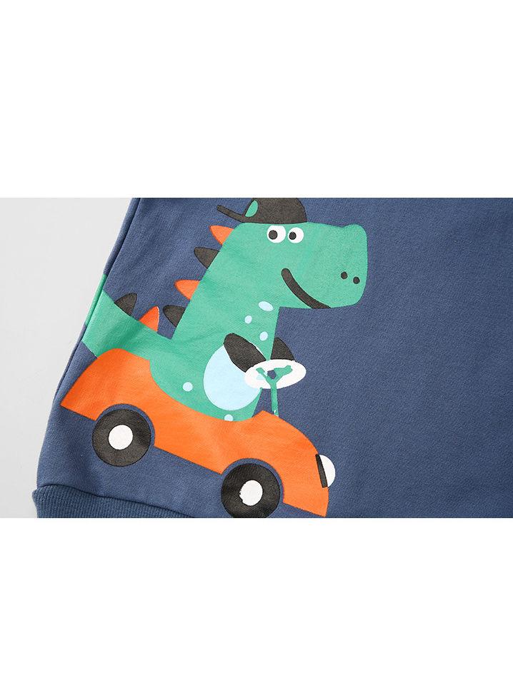 4 Colors Fashion Indoor Toddler Baby Cartoon Dinosaur Jumper - dianjiang-