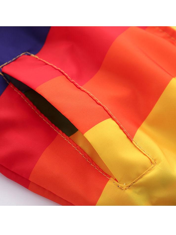 Toddler Boy Rainbow Color Hooded Jacket - dianjiang-