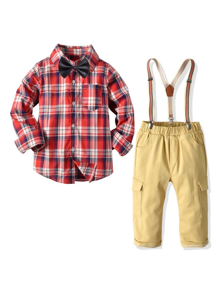 Gentleman 4-Piece Autumn Toddler Boys Party Suit - dianjiang-