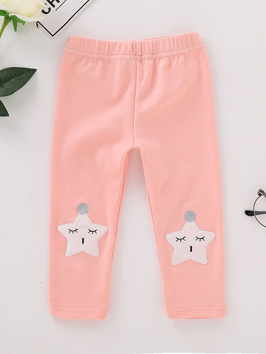 Toddler Girl Star Footless Legging Pants - dianjiang-