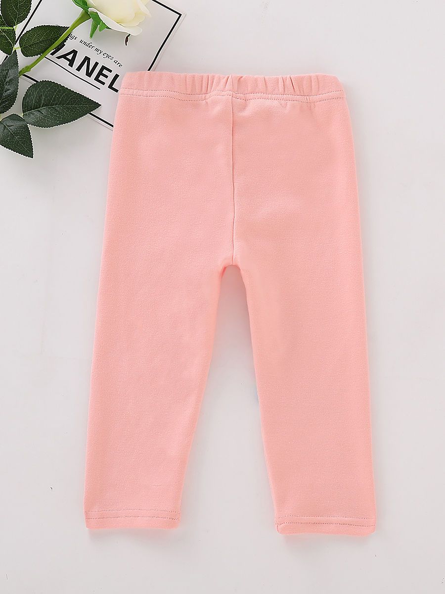 Adorable Toddler Girls Bunny Pink Render Trousers - dianjiang-