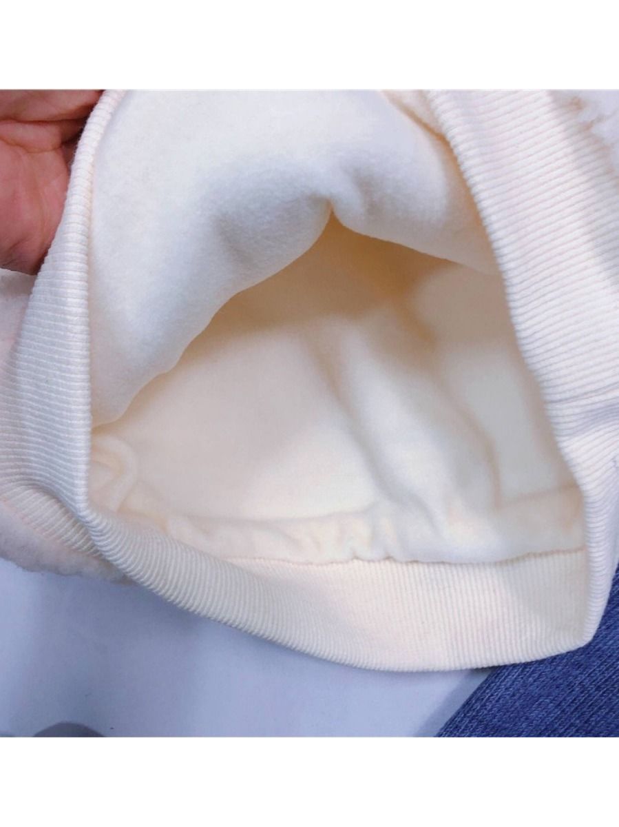 Toddler Kids 2-Piece Fleece Pullover Matching Skirt - dianjiang-