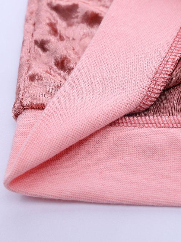 4 Colors Indoor Toddler Kids Baby Spring Striped 2-piece Velvet Clothes Set Jumper and Pants - dianjiang-