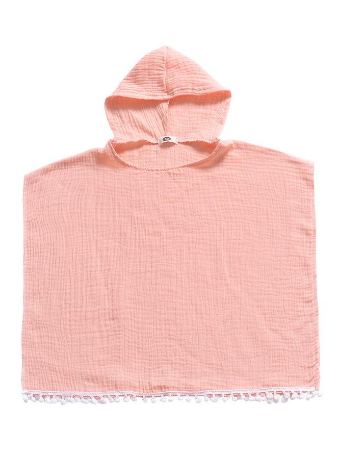 Toddler Kids Baby Summer Beach Wear Hooded Trimmed Poncho - dianjiang-