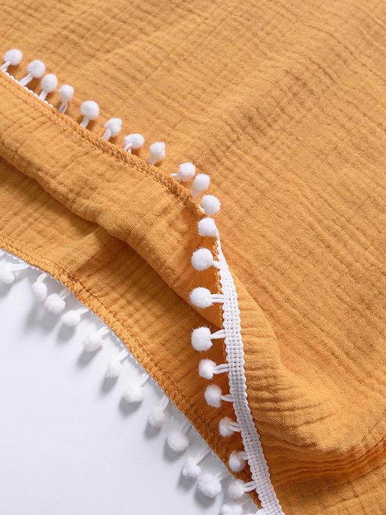 Toddler Kids Baby Summer Beach Wear Hooded Trimmed Poncho - dianjiang-