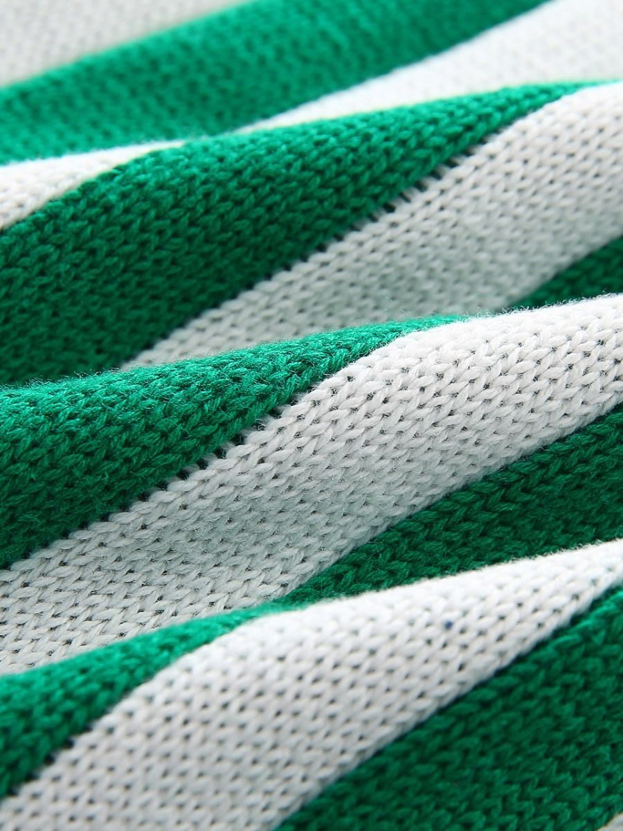 Toddler Kids Unisex Santa Crochet Sweater Red/Green - dianjiang-