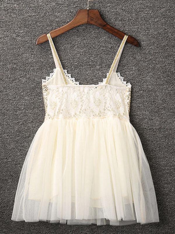 Toddlers Girls Straps Sequins Princess Tutu Party Mini Dress - dianjiang-