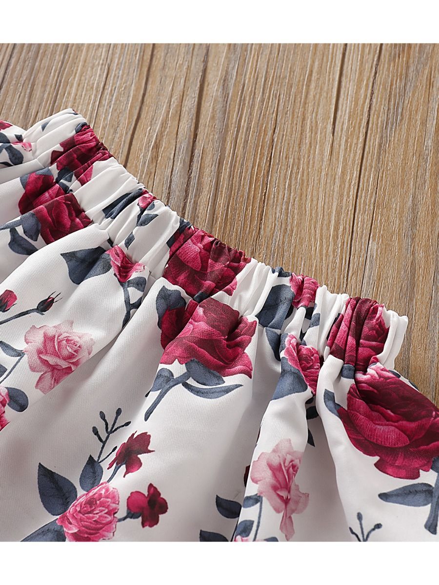 Trendy Baby Girl Fall 2-Piece Set Bow-Tie Muslin Top & Skirt - dianjiang-