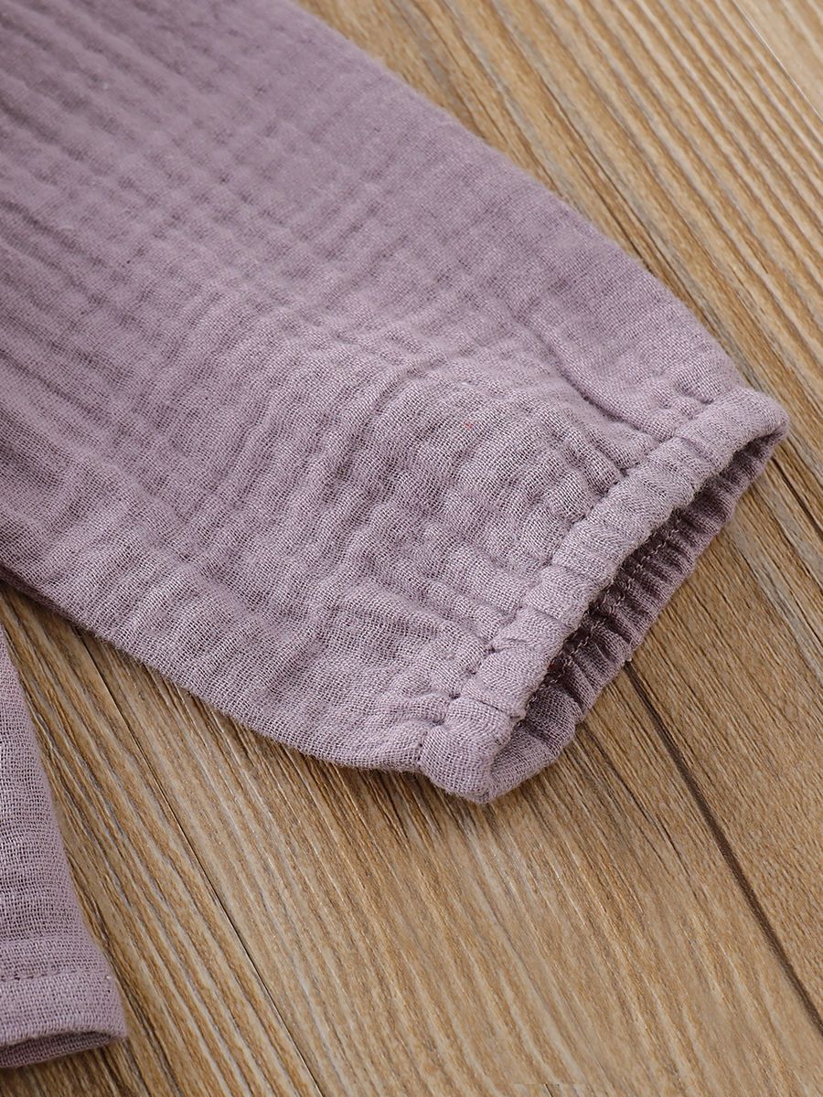 Trendy Baby Girl Fall 2-Piece Set Bow-Tie Muslin Top & Skirt - dianjiang-