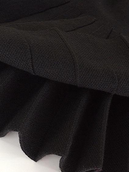 Trendy Little Girl Solid Color Knitted Pleated Skirt - dianjiang-