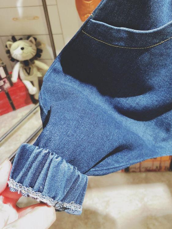 Trendy Toddler Big Boy Blue Denin Jacket Matching Jeans - dianjiang-