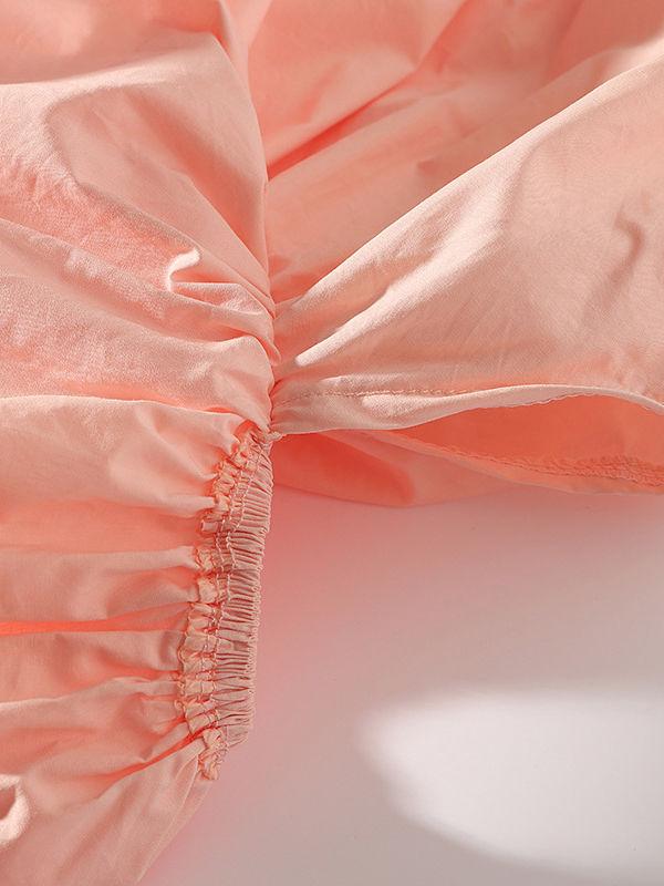 Trendy Toddler Little Girl 2-Piece Outfit Off Shoulder Top Matching Bow Flower Pants - dianjiang-