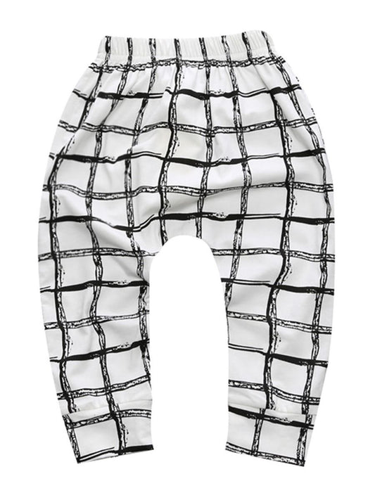 Infant Boys Girls Trouser Printed Casual Pants - dianjiang-