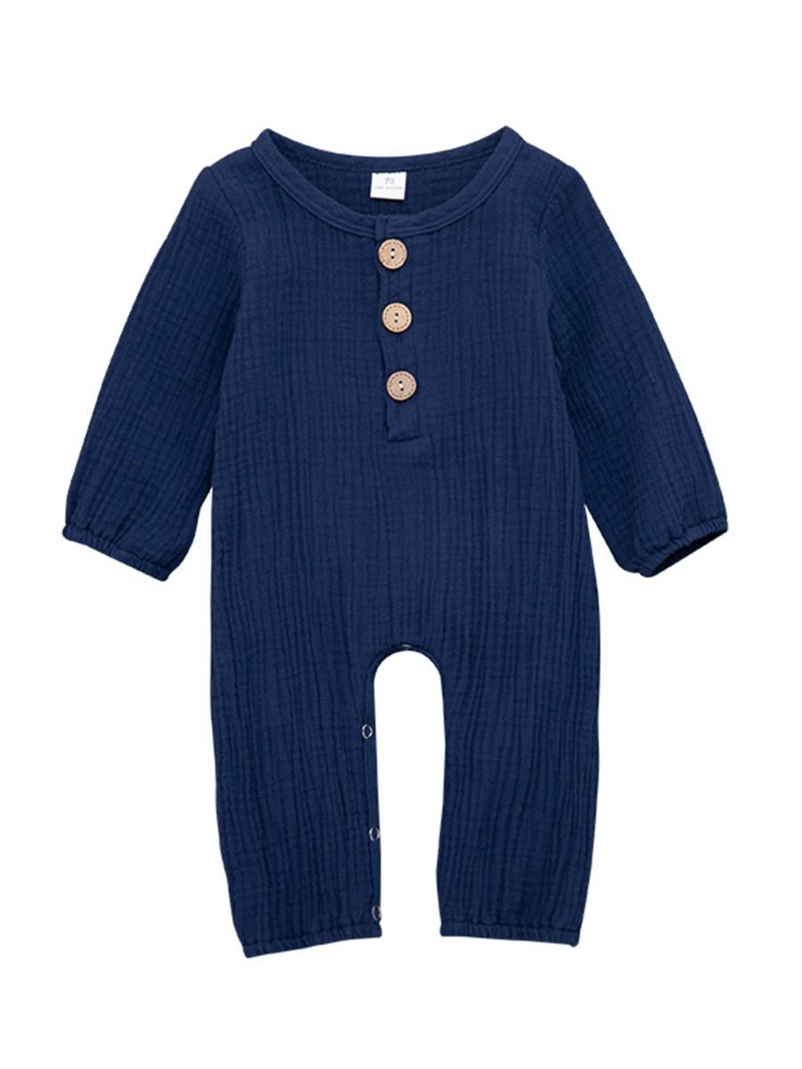 Unisex Infant Baby Muslin Overall - dianjiang-