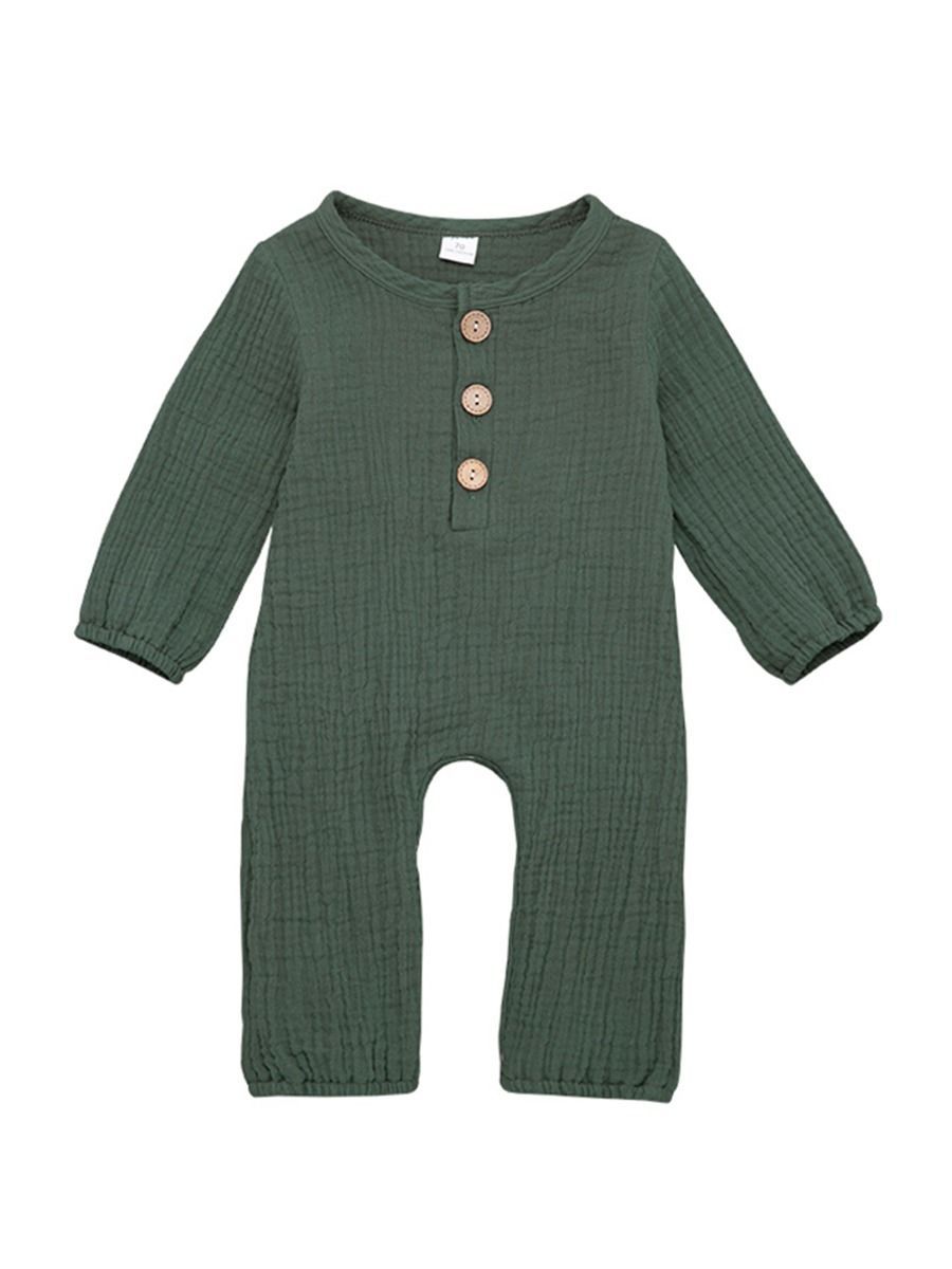 Unisex Infant Baby Muslin Overall - dianjiang-