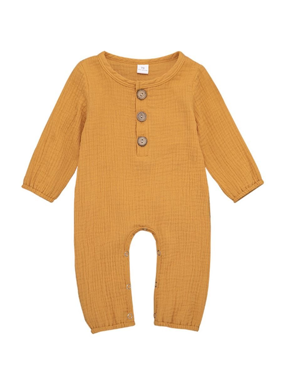 Unisex Infant Baby Muslin Overall - dianjiang-