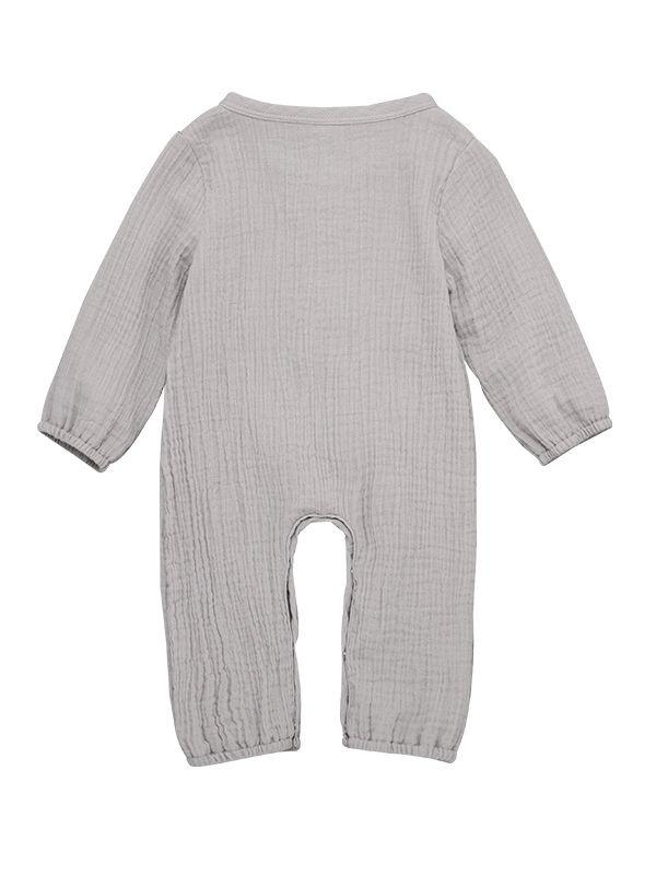 Unisex Infant Baby Muslin Overall - dianjiang-