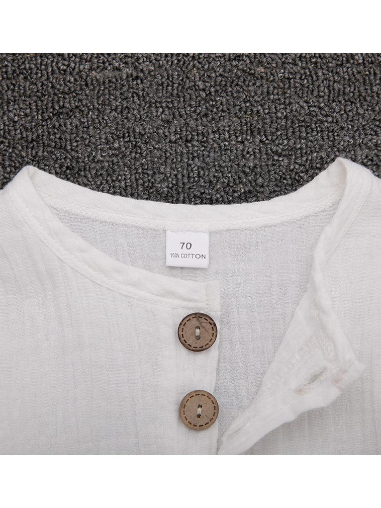 Unisex Infant Baby Muslin Overall - dianjiang-