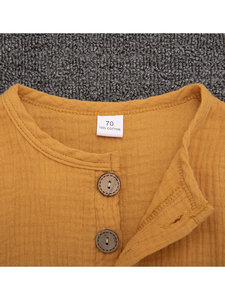 Unisex Infant Baby Muslin Overall - dianjiang-