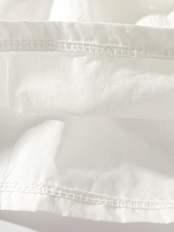 Solid Color 3-Piece Outfit White Off Shoulder Top +Pants+Strip For Toddler Girl - dianjiang-