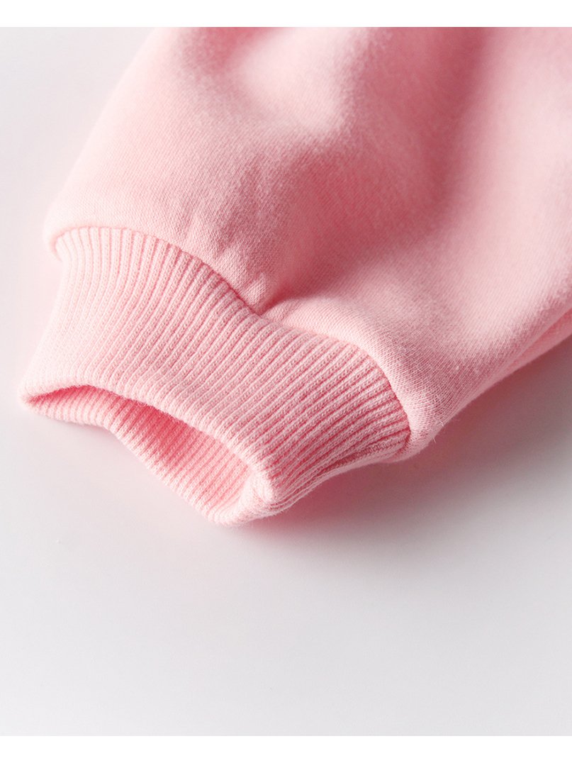 Winter Lovely Baby Big Bow Fleece-lined Hooded Onesie - dianjiang-