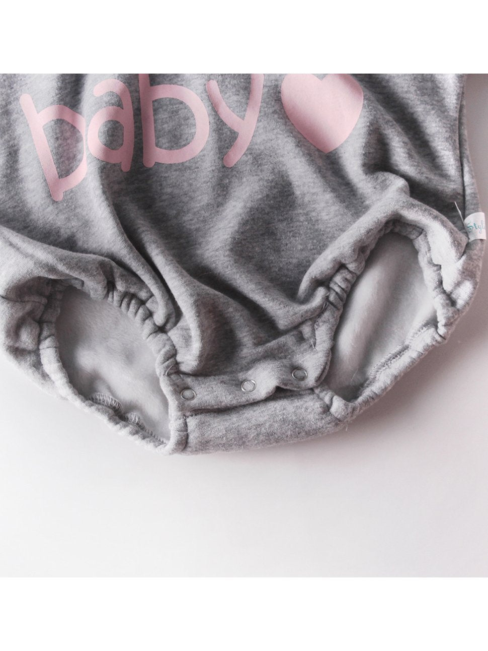 Winter Lovely Baby Big Bow Fleece-lined Hooded Onesie - dianjiang-