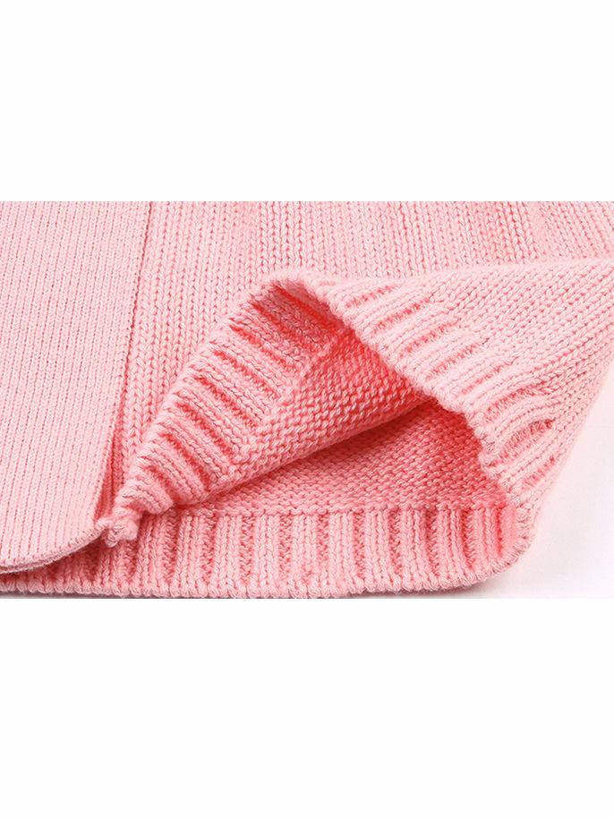 Winter Infant Baby Fur Collar Knitted Coat - dianjiang-