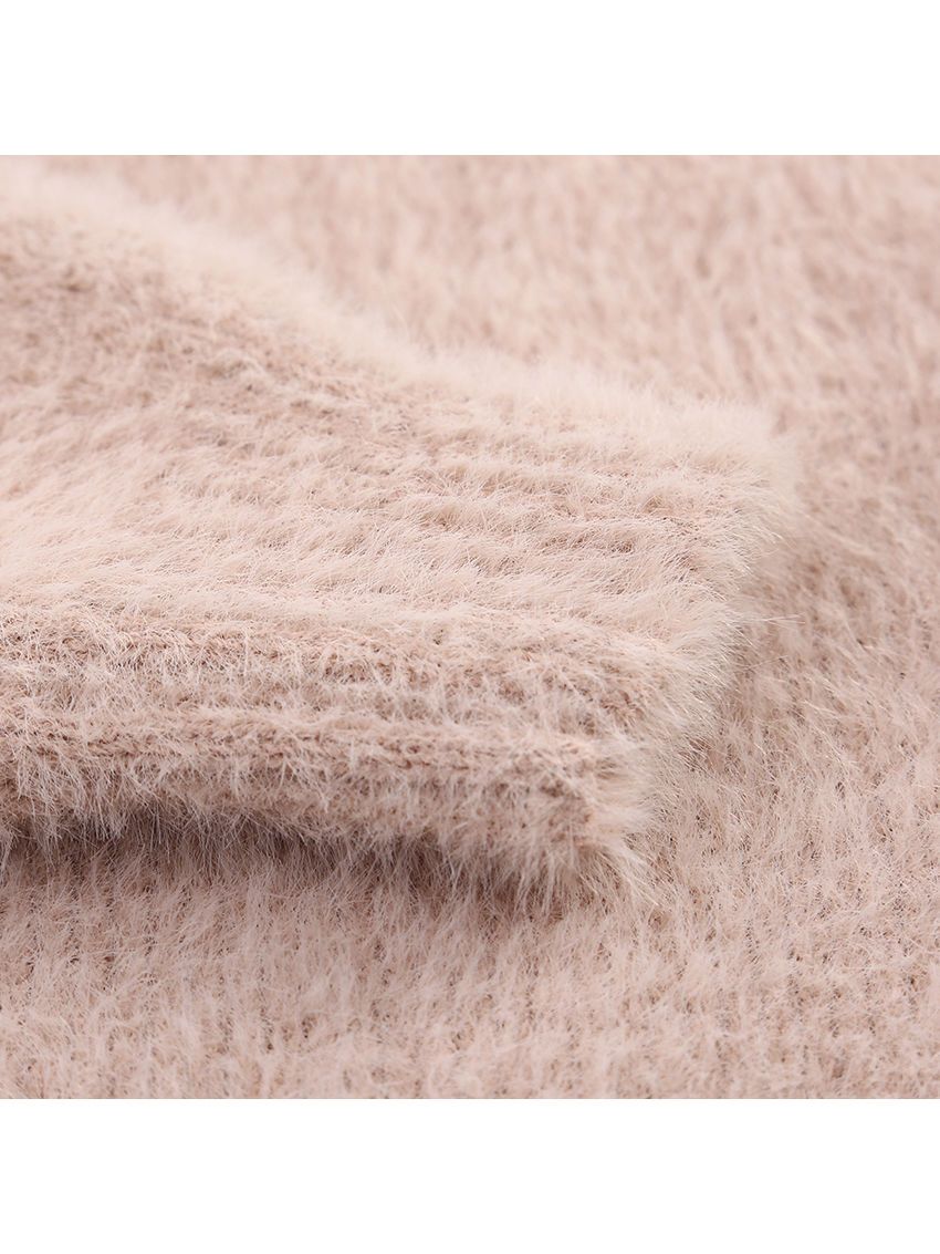 Winter Baby Toddler Girl Solid Color Soft Sweater - dianjiang-