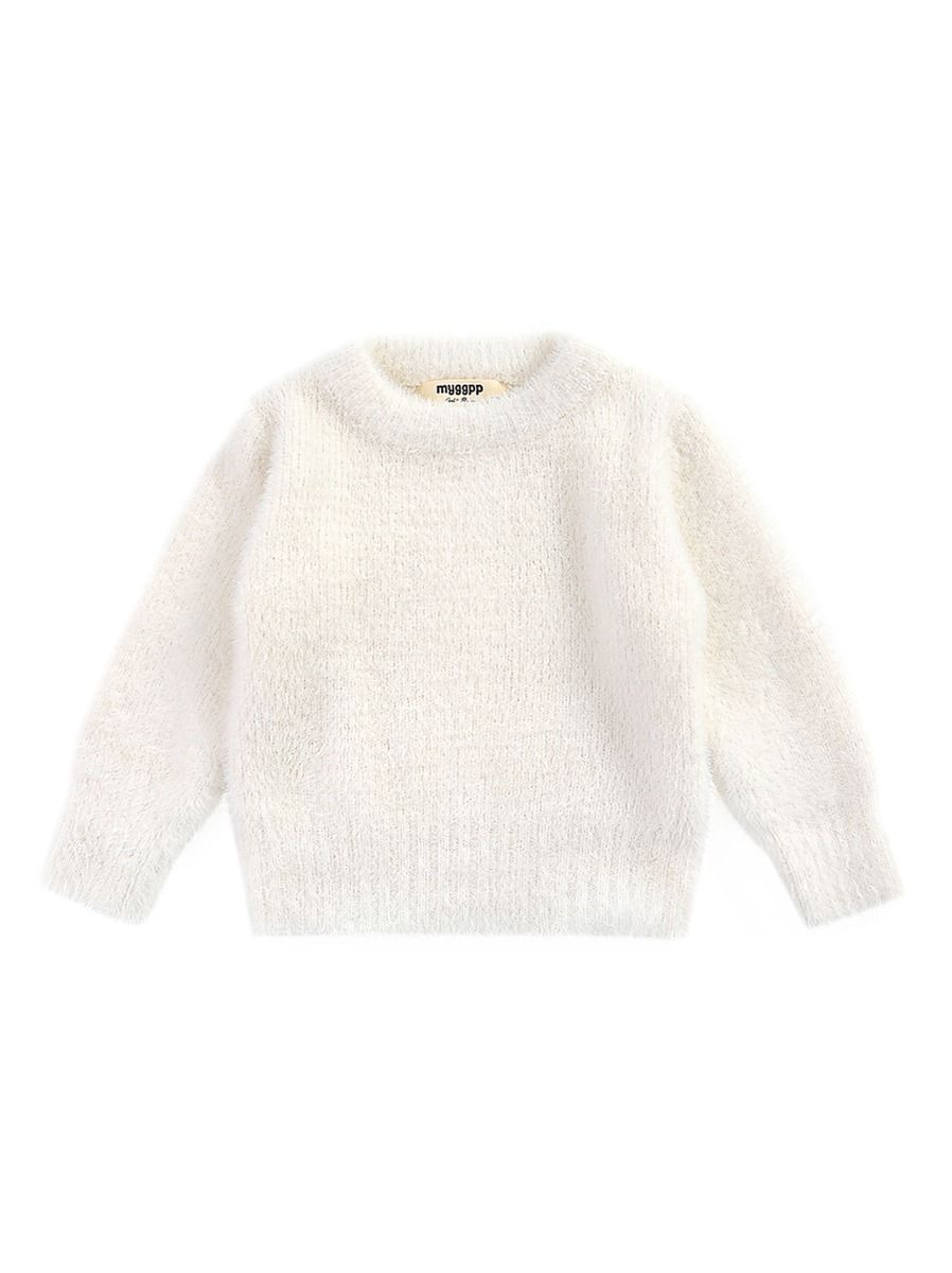 Winter Baby Toddler Girl Solid Color Soft Sweater - dianjiang-