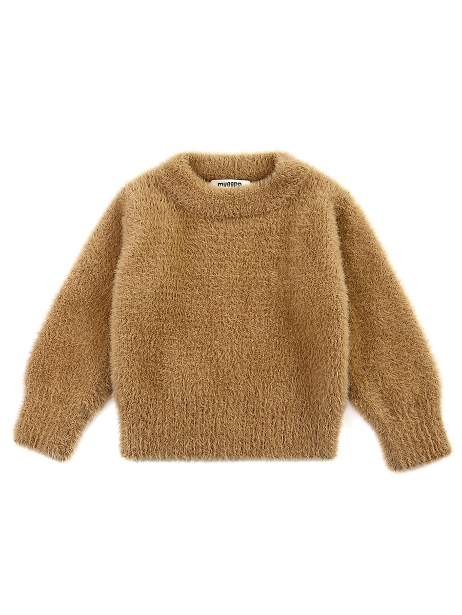 Winter Baby Toddler Girl Solid Color Soft Sweater - dianjiang-
