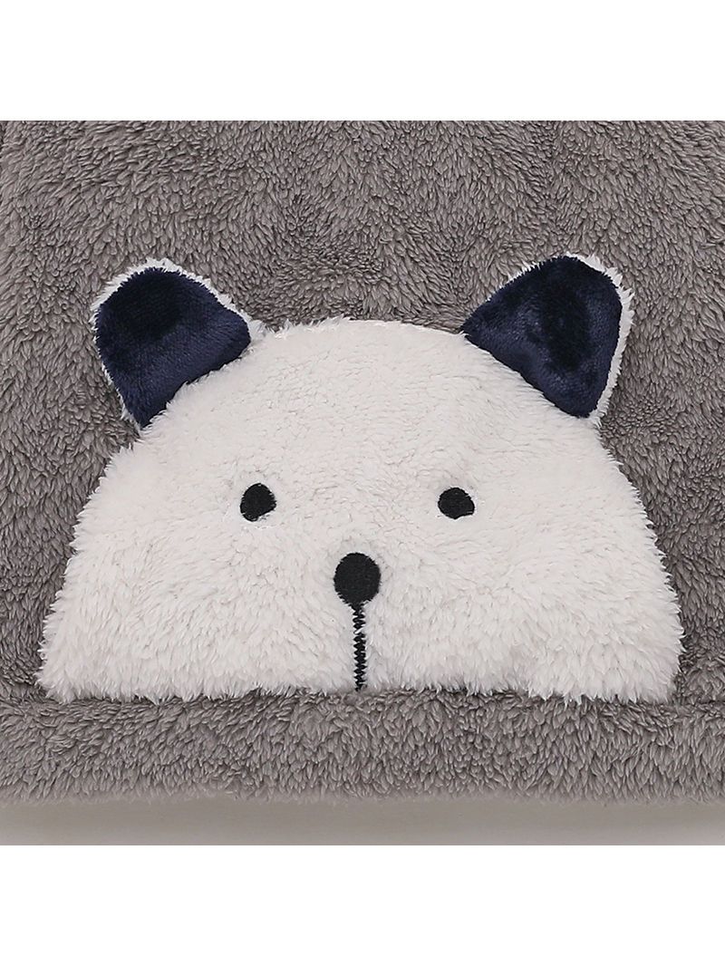 Winter Cute Infant Baby Panada Style Fleece-lining Hoodie 3-Color - dianjiang-