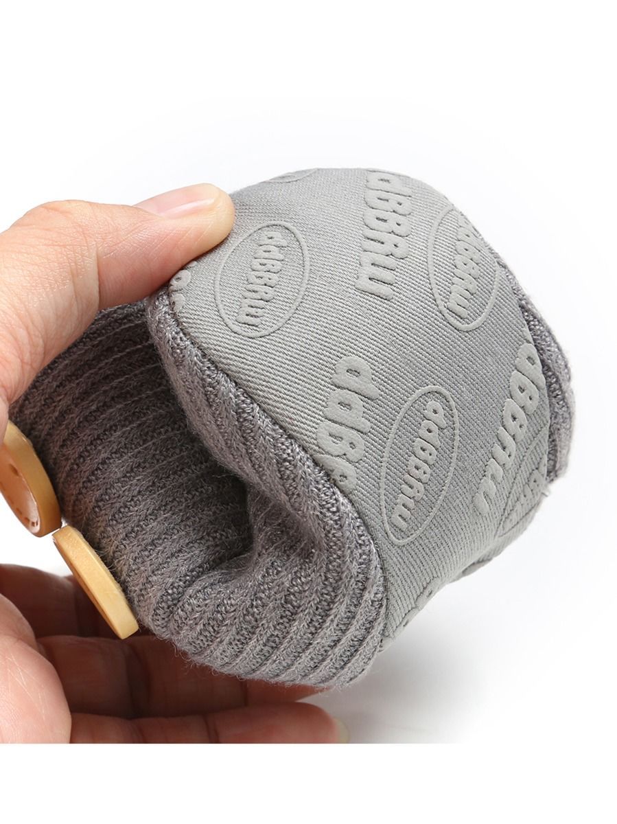 Winter Ribbed Baby Furry Knitted Boots - dianjiang-